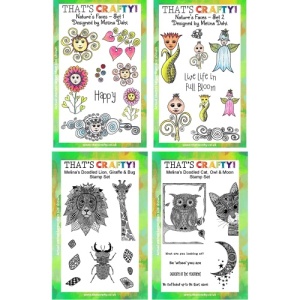 That's Crafty! A5 Stamp Set Bundle - Nature & Doodled